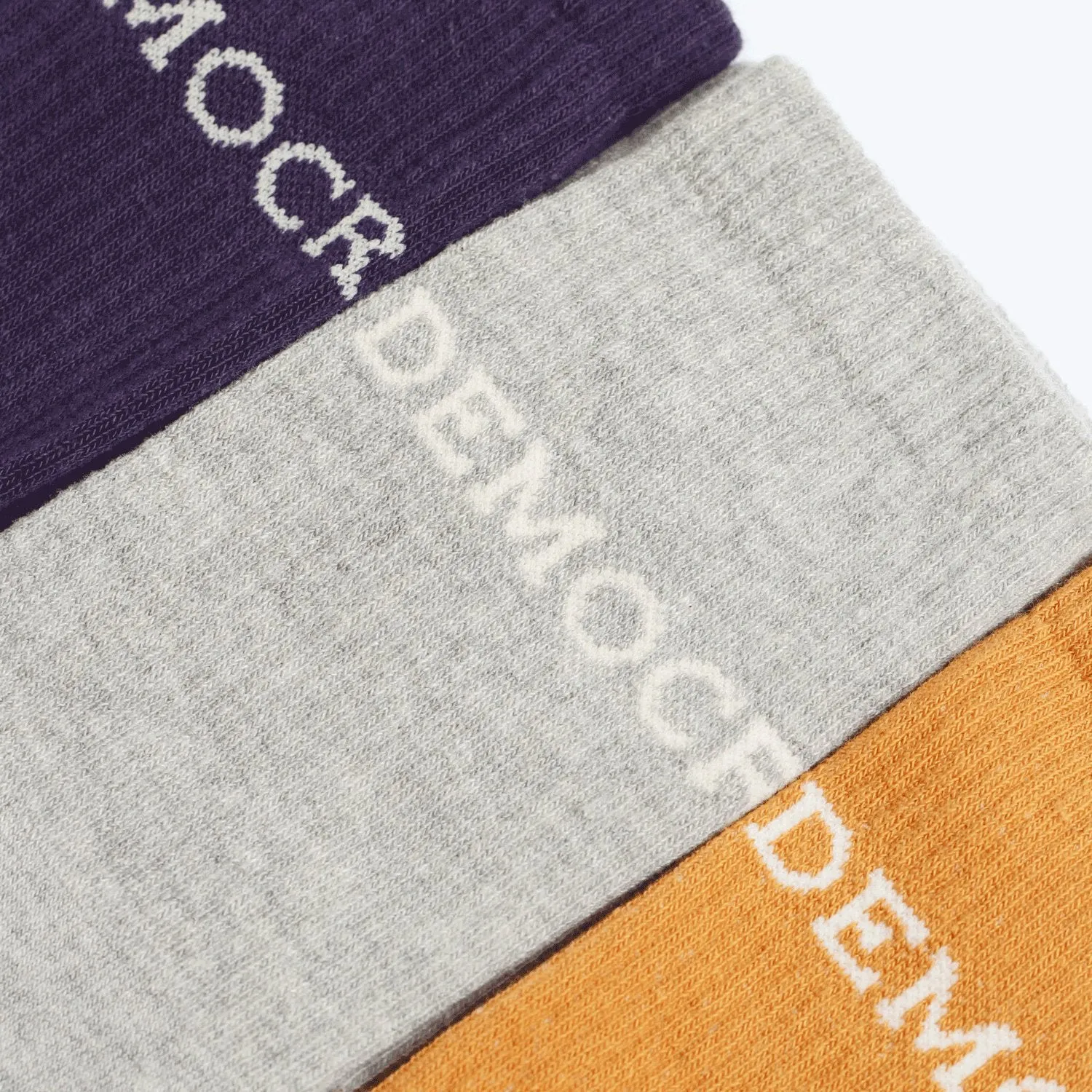 3-pack Athletique Classique Logo Socks Honey / Gribskov Plum / Light Grey Melange