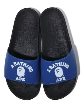 A Bathing Ape College Slide Sandal Blue