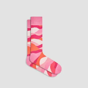 Abstract Mid-Calf Socks