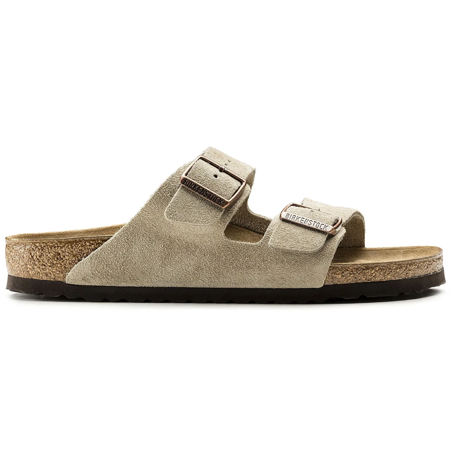 Arizona Adult Suede Sandal - Taupe