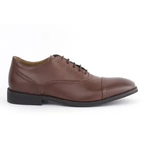 'Arthur' Men's classic shoe  by Ahimsa - cognac