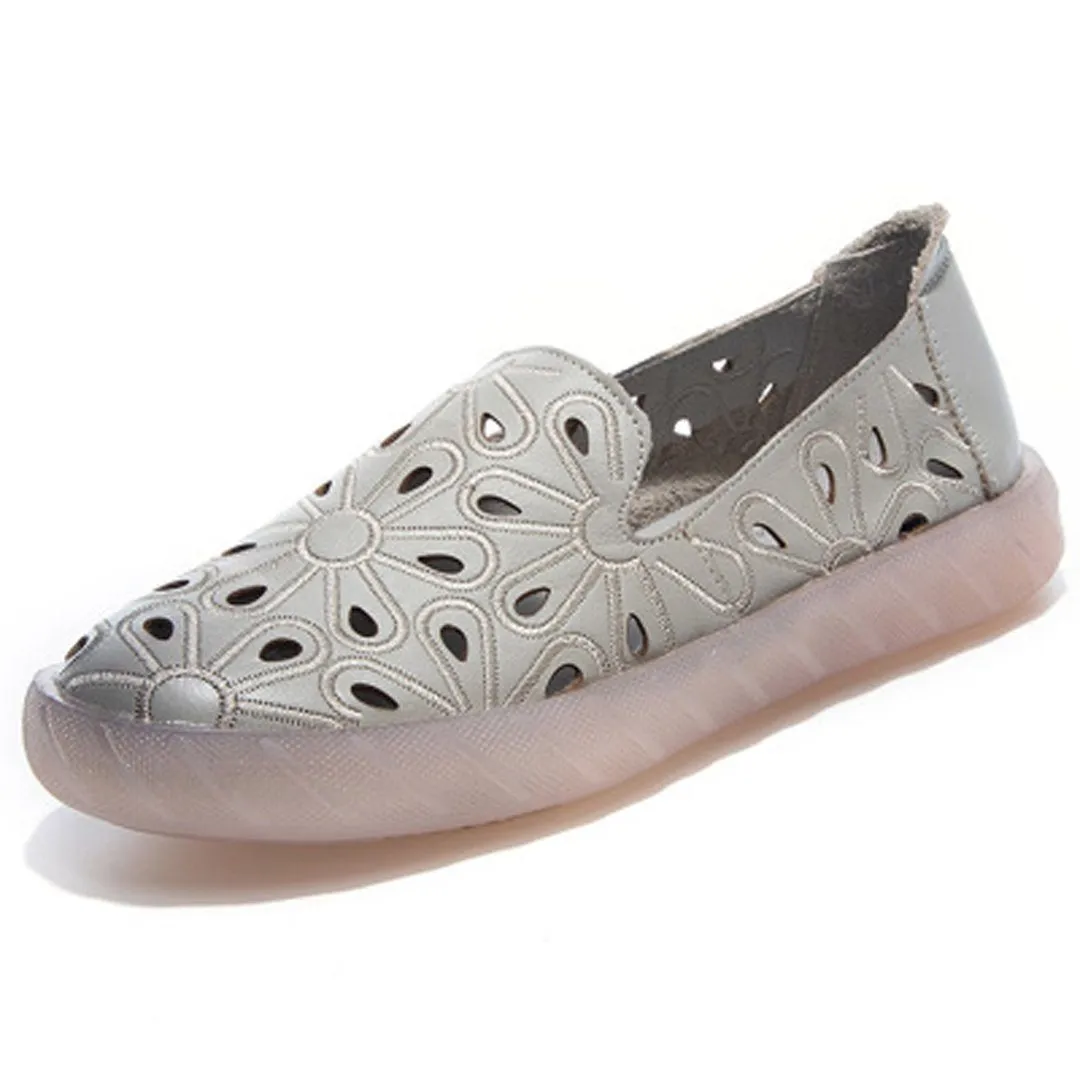 Babakud Hollow Out Casual Flats Loafers 35-41