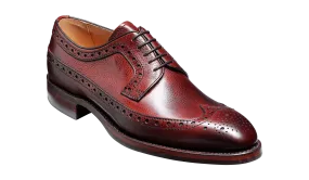 Barker Calvay Classic Long-Wing  Brogue Shoe - Cherry Grain