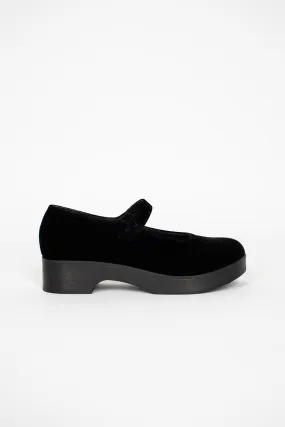 Button Ballerina Clog Black