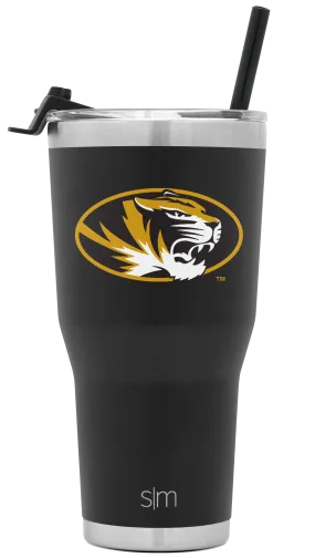 Collegiate Cruiser Tumbler with Flip Lid and Straw