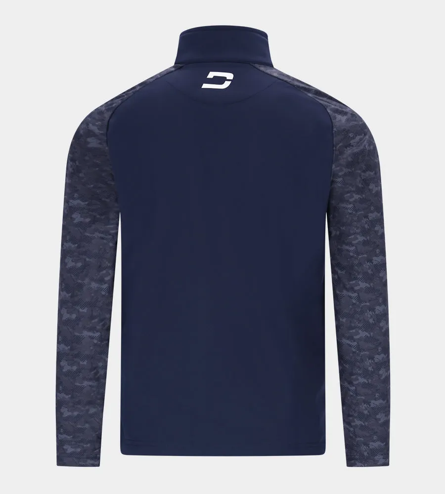 CONTRAST CAMO MIDLAYER - NAVY