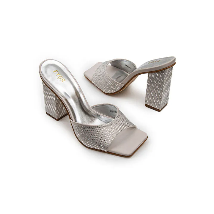 Diamante Detail Sandal BWR 039