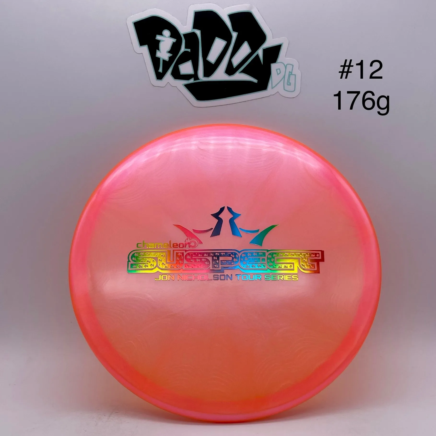 Dynamic Discs Lucid Chameleon Suspect with 2022 Team Series Stamped Midrange