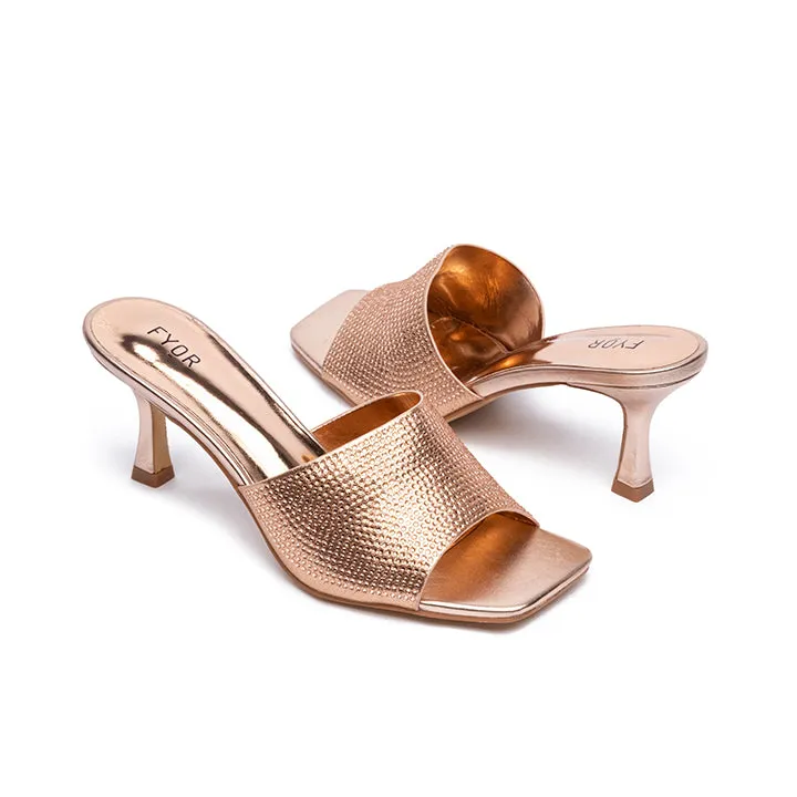 Embellished Square Toe Heel Sandal HL 105