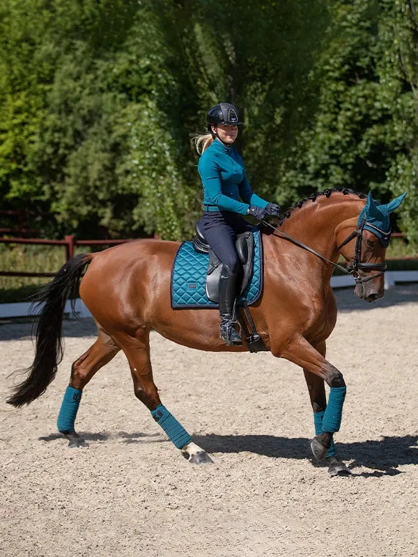 EQUESTRIAN STOCKHOLM AURORA BLUES SADDLE PAD