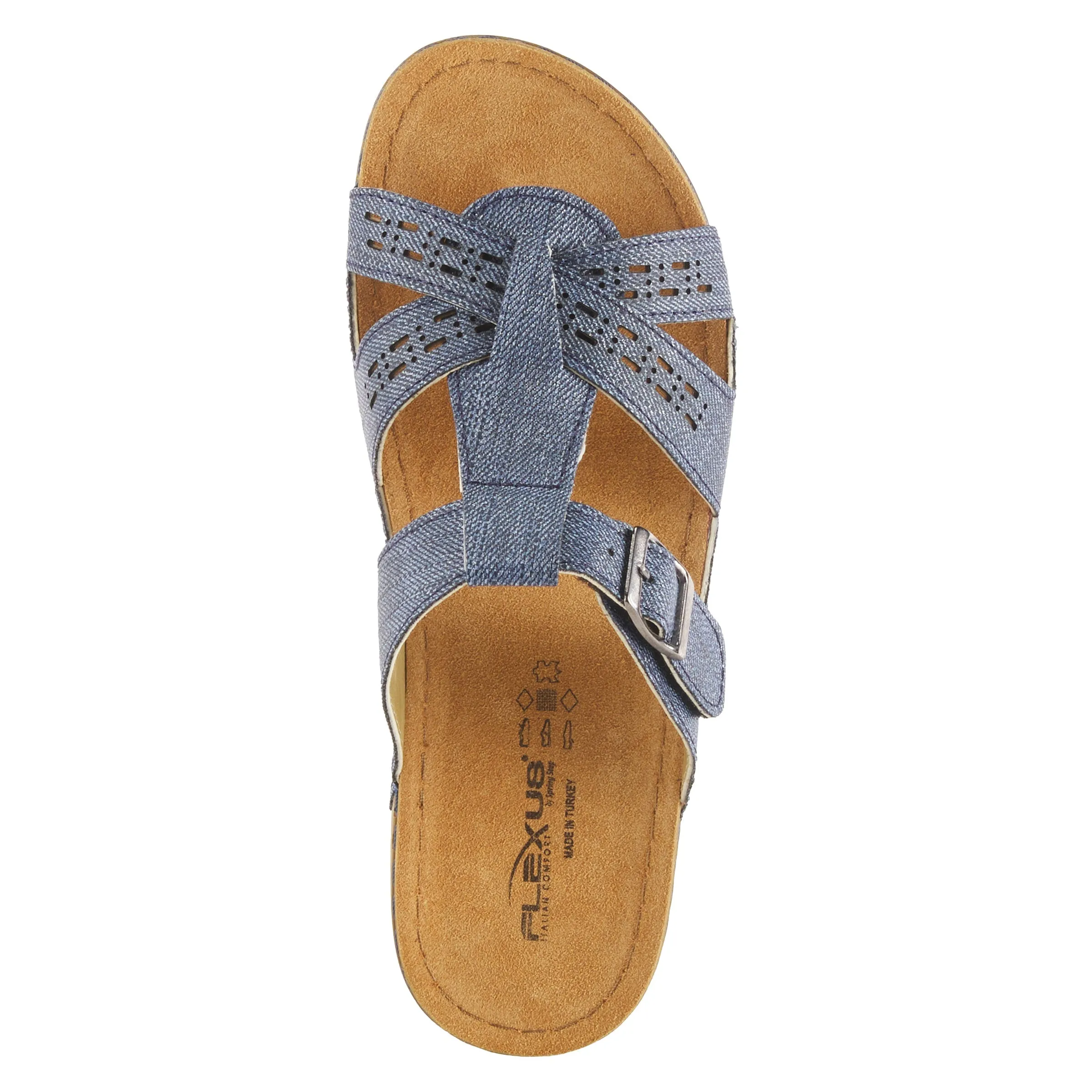 FLEXUS NERY-JEANS SLIDE SANDAL