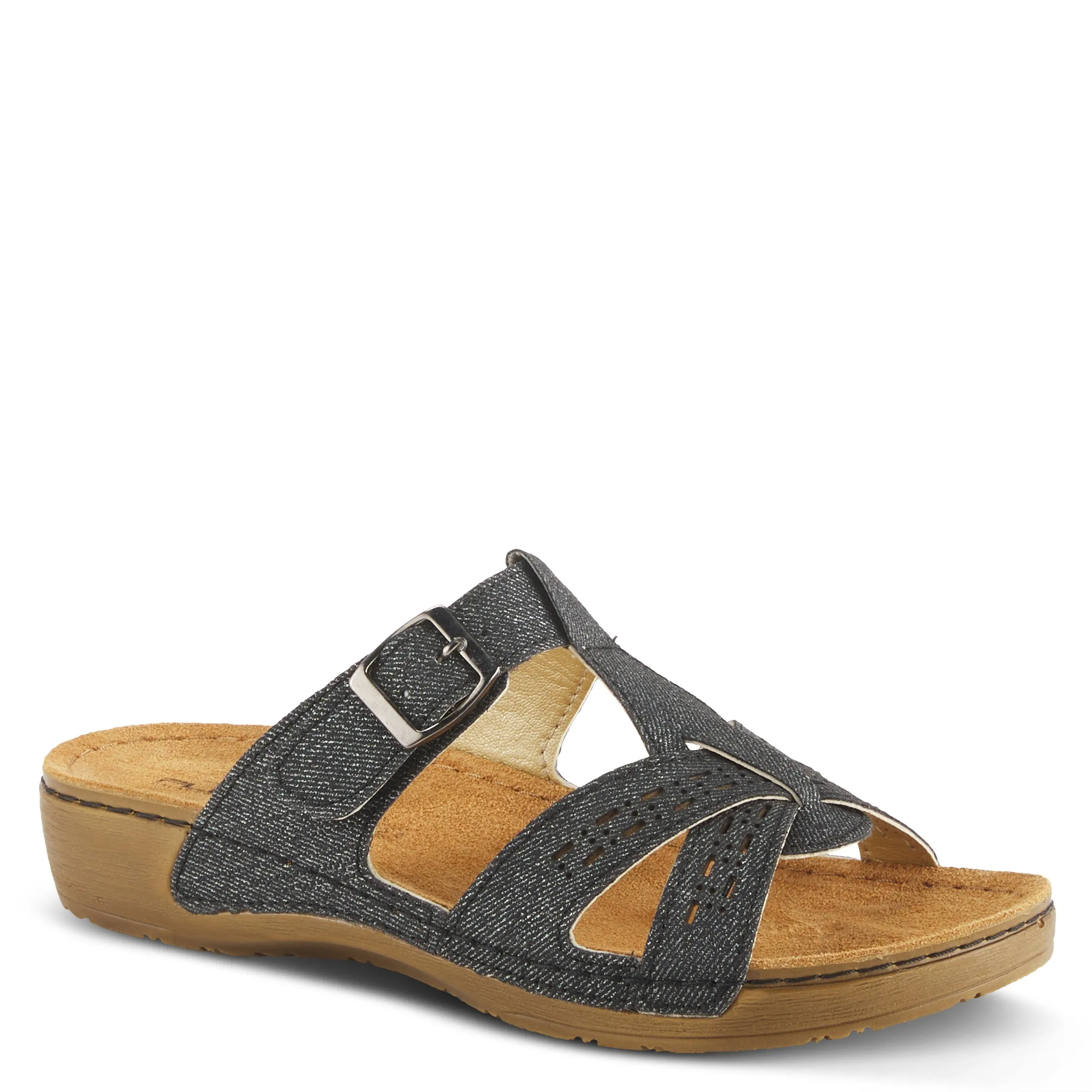 FLEXUS NERY-JEANS SLIDE SANDAL