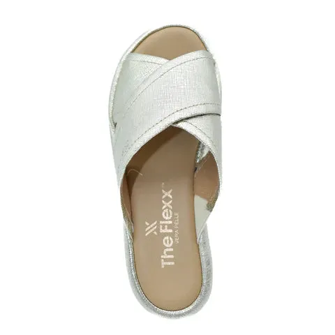 Flexx Wren Saffio Sandal - Platino