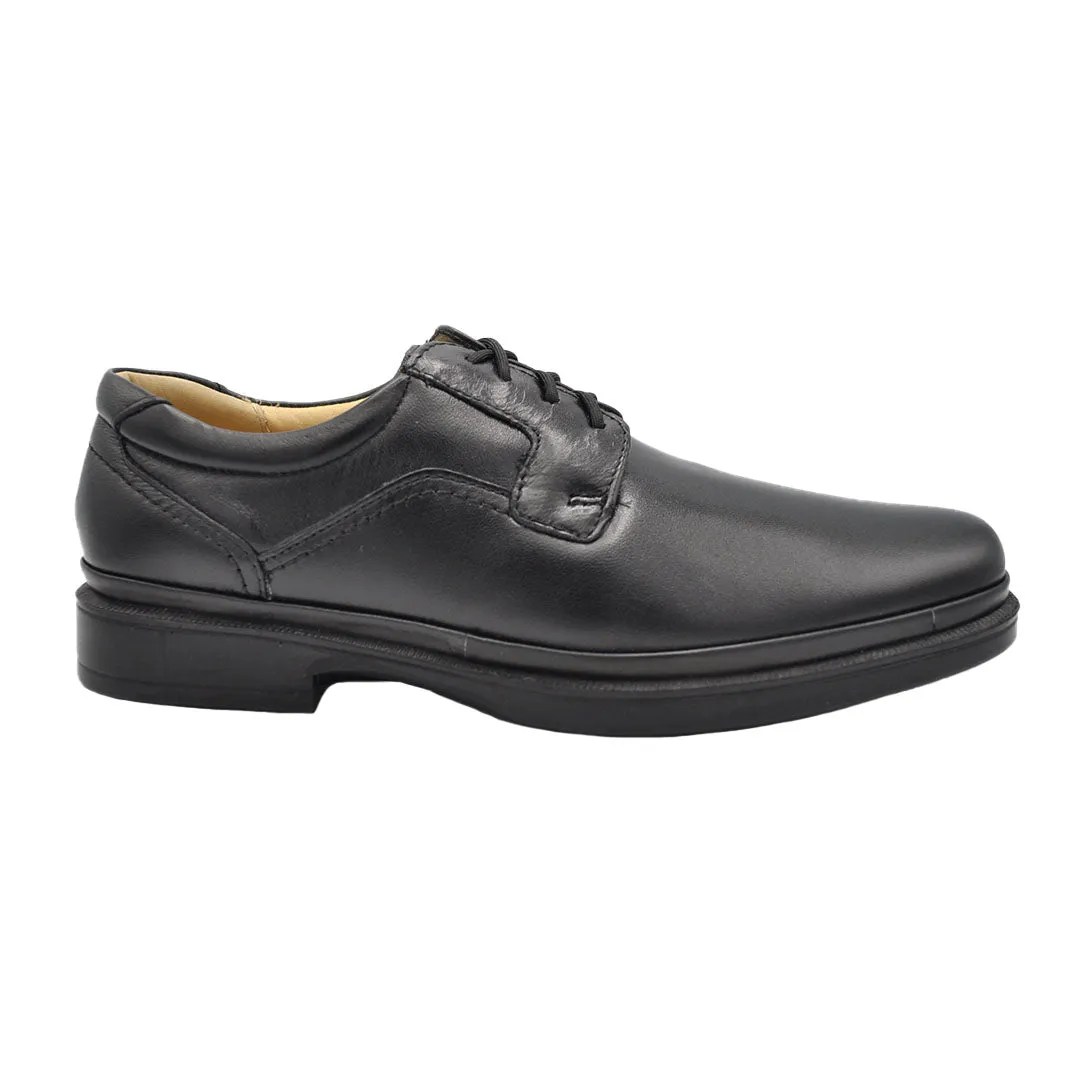 Gavel Miguel Lambskin Black Leather Shoes