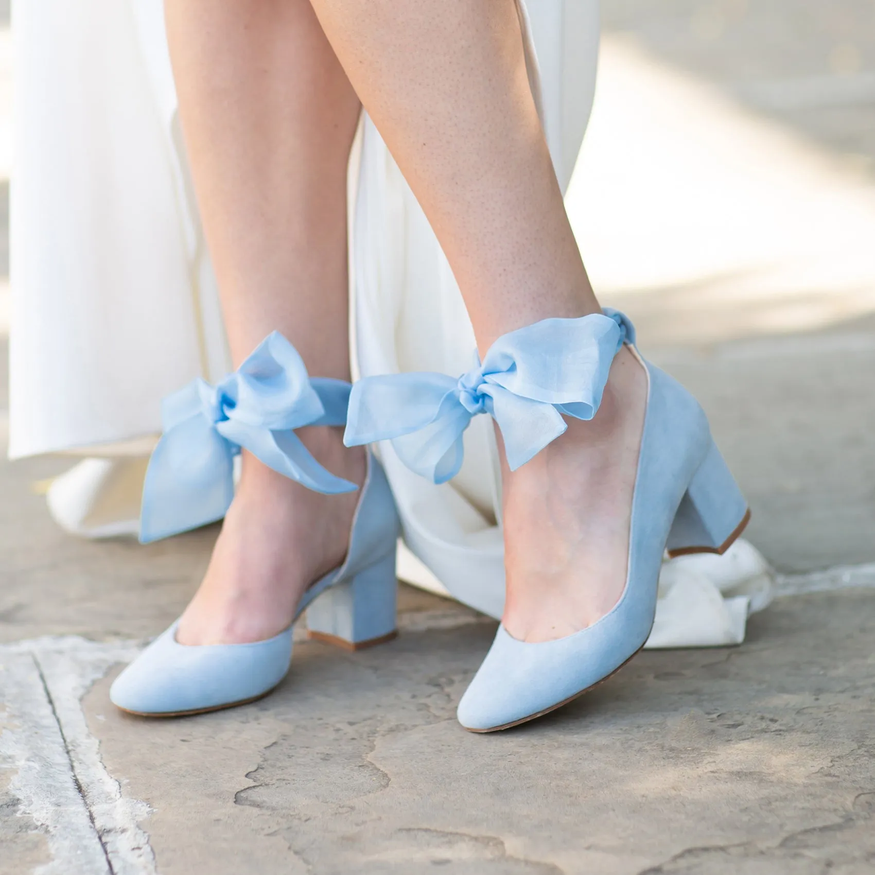 Hetty Mid Blue Organza