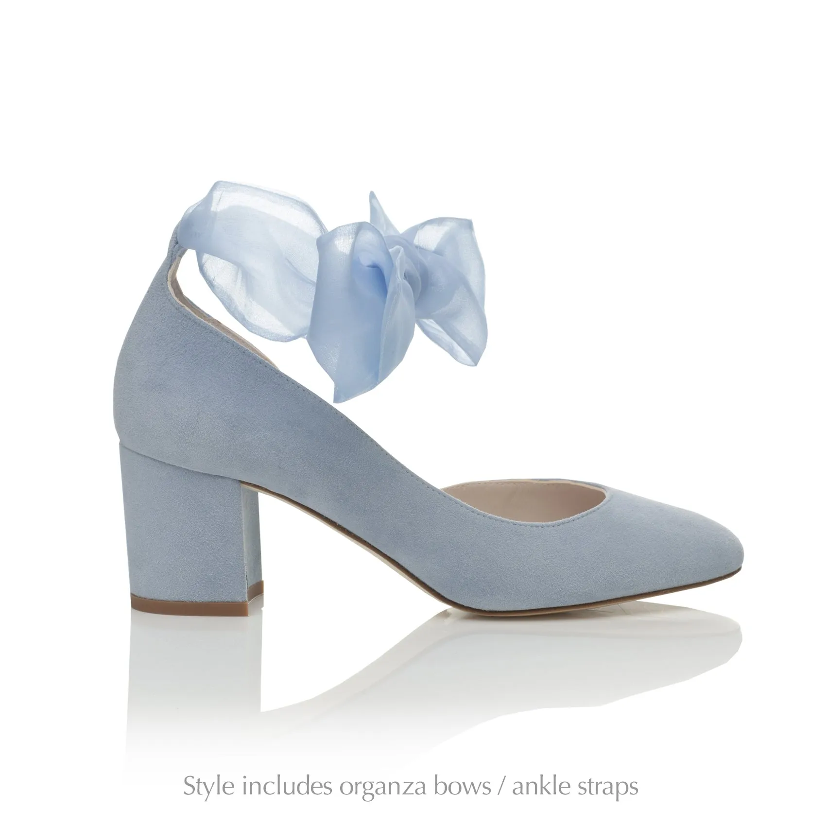 Hetty Mid Blue Organza