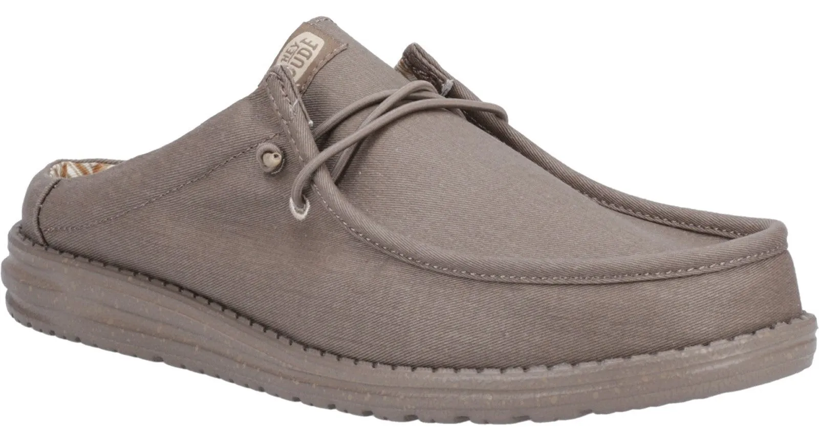 Hey Dude Wally Slip Canvas 41293 Mens Slip On Casual Shoe