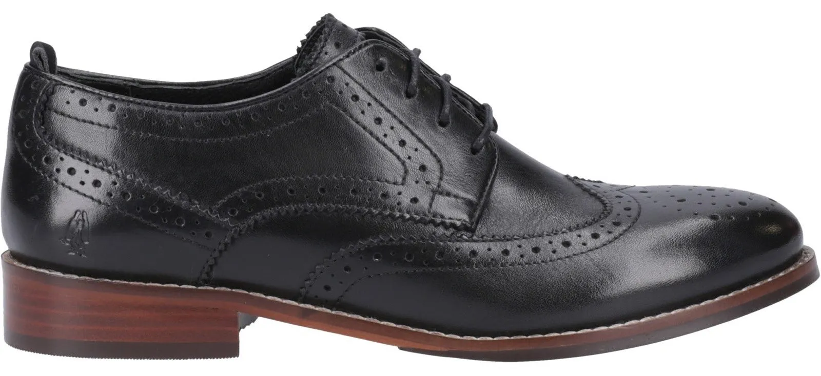 Hush Puppies Natalia Womens Leather Lace Up Brogue