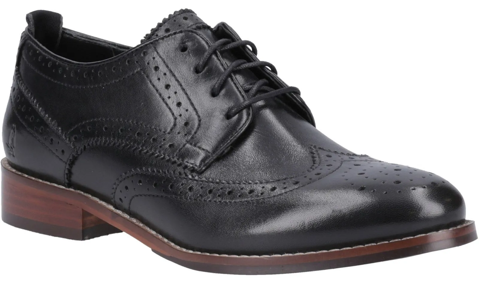 Hush Puppies Natalia Womens Leather Lace Up Brogue