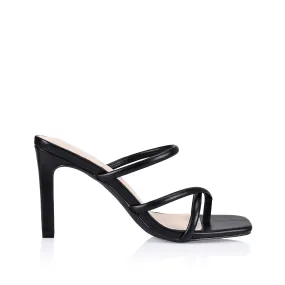 Kiki Strappy Heel - Black