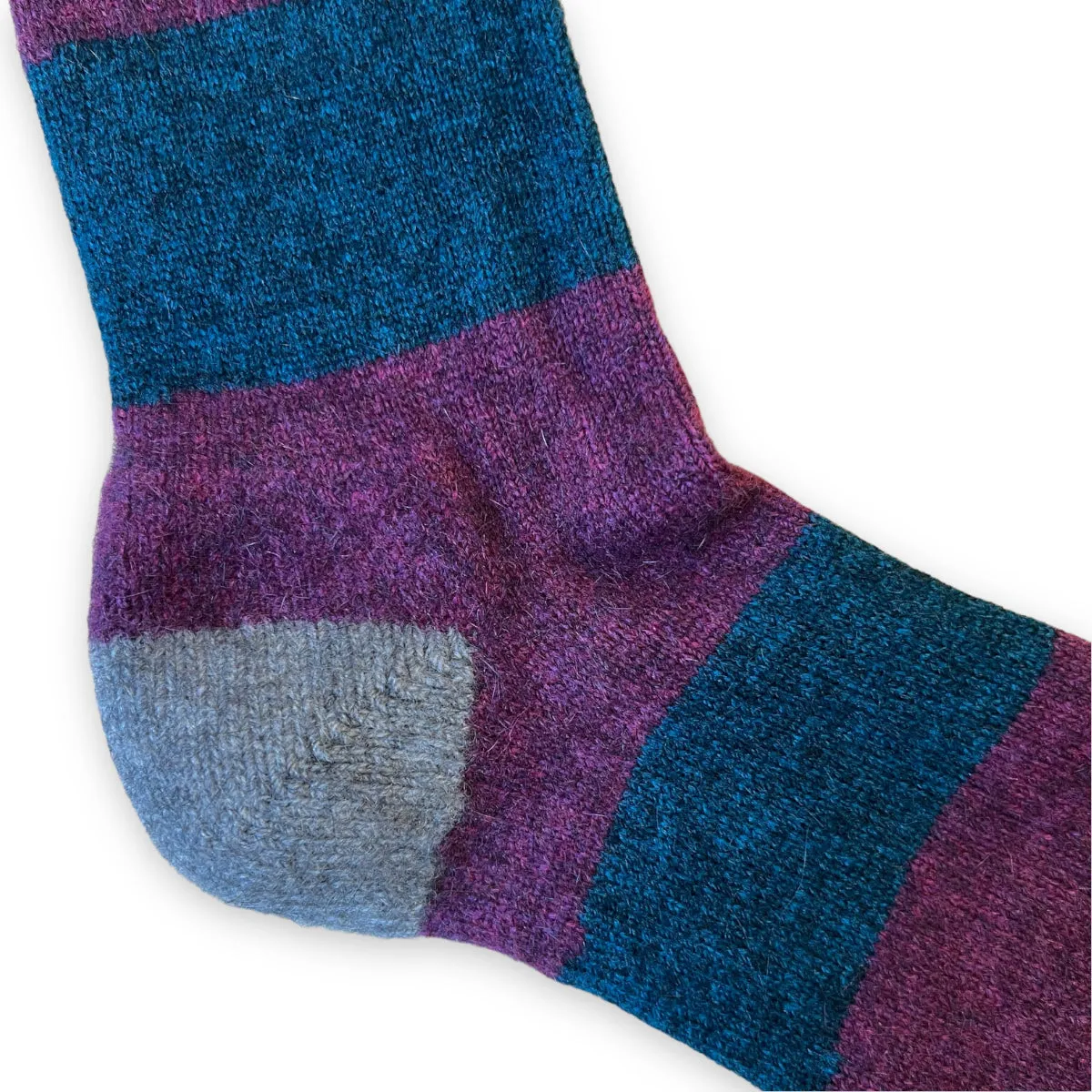 Noble Wilde Hoop Stripe Sock twilight base