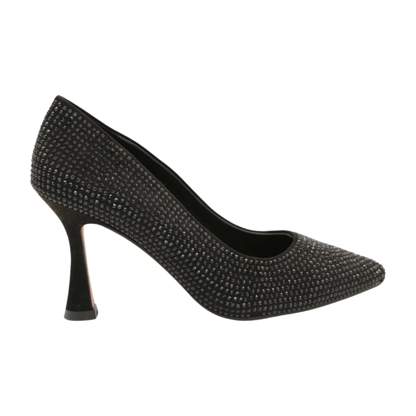 Pedro Miralles Black Sequins Court Shoe 25744