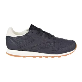 Reebok Classic CL Leather Clean Exotics Women's Shoes Black/Chalk