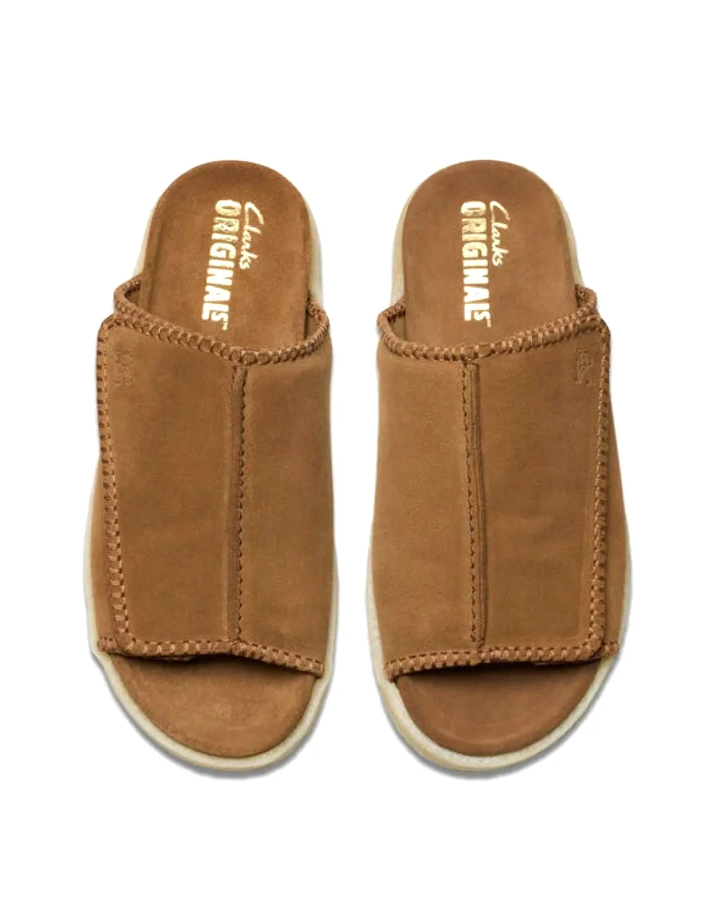 Sandal man OVERLEIGHSLIDE COLA SUEDE Clarks Originals