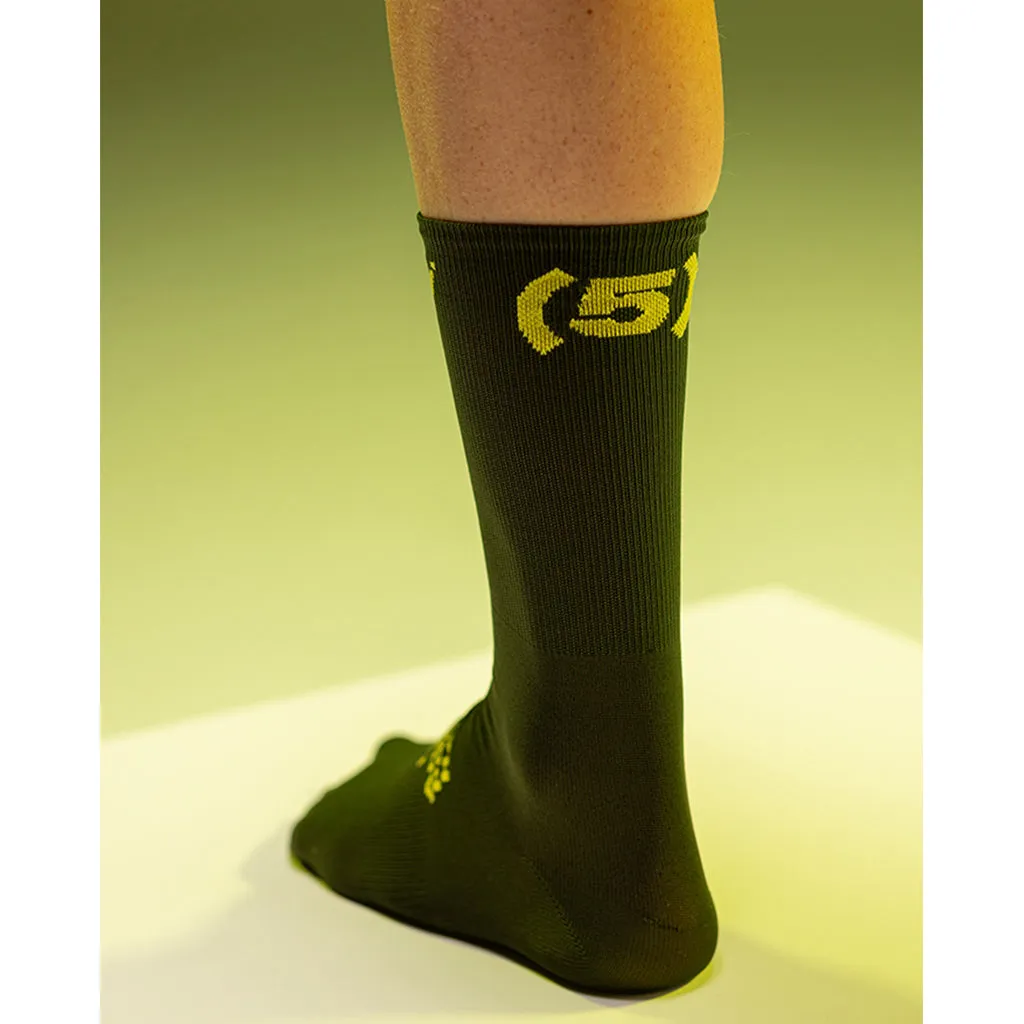 Santini Tour De France Arenberg Socks - Olive Green