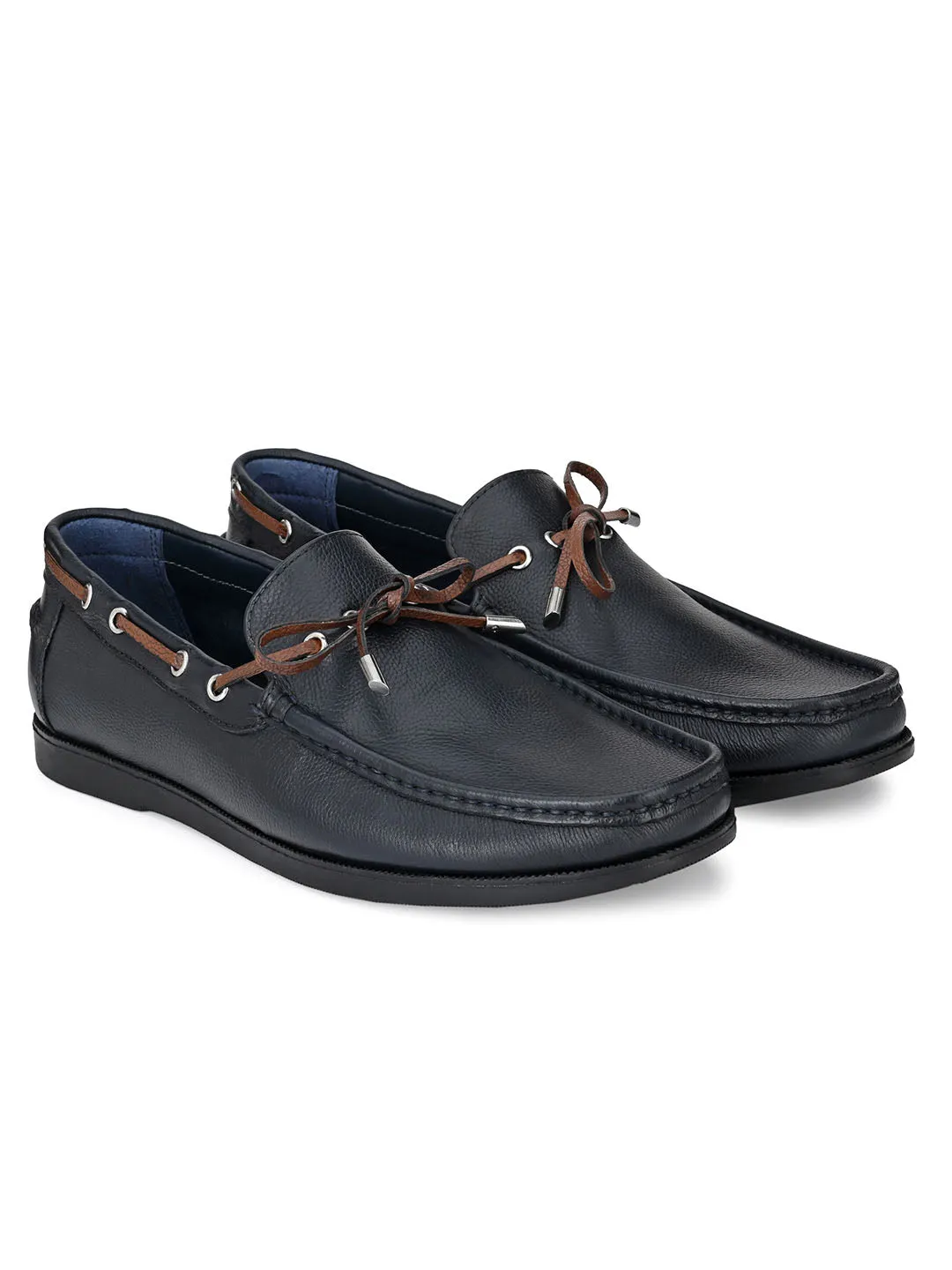 Smaga Blue Moccasin