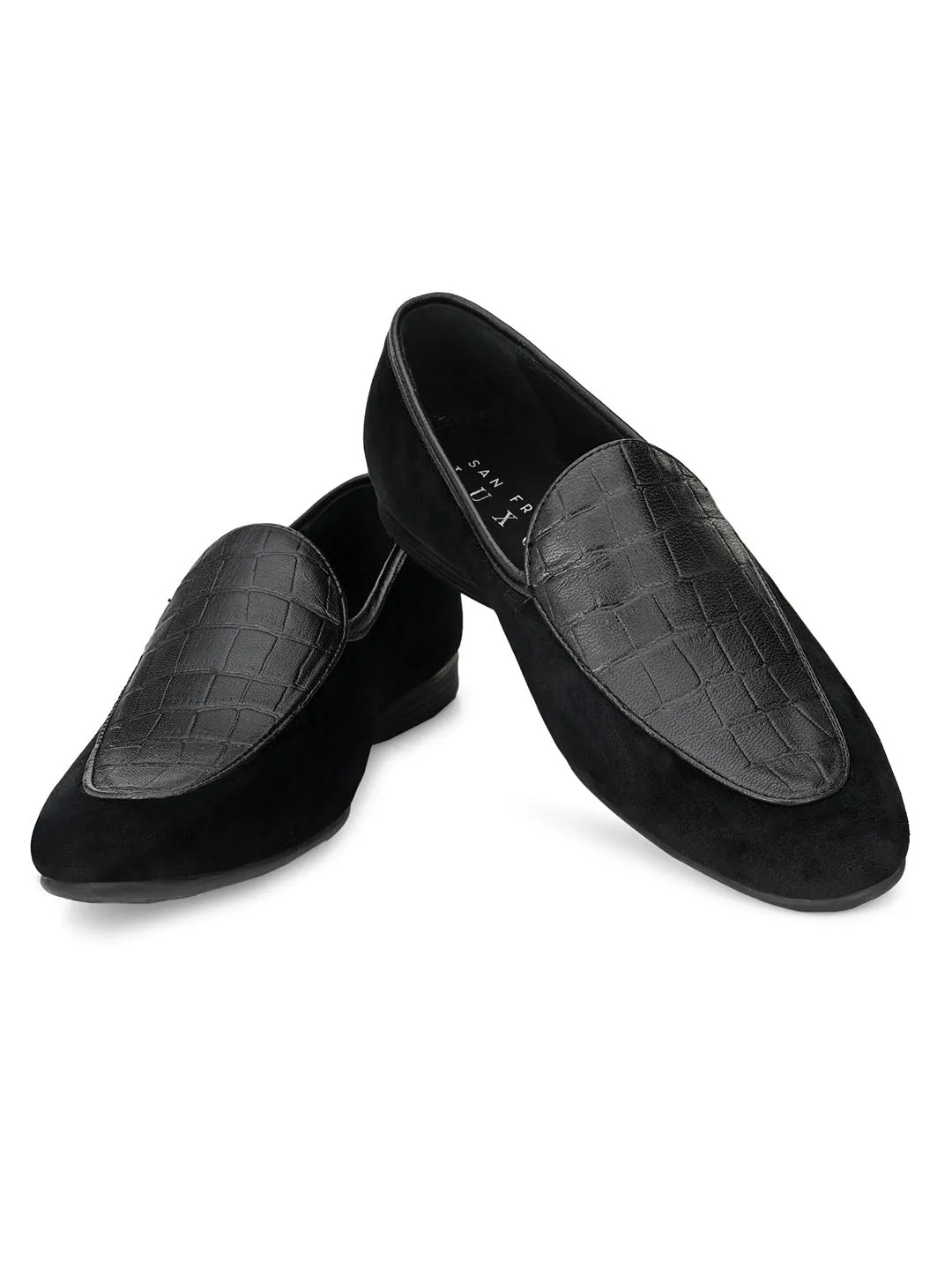 St.Barts Black Moccasin