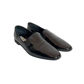 Steve Madden Black Patent Leatherette CORRAL Slip-on Shoes | Gently Used |