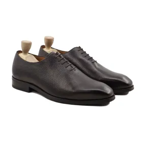 Tromso - Men's Dark Brown Pebble Grain Wholecut Shoe