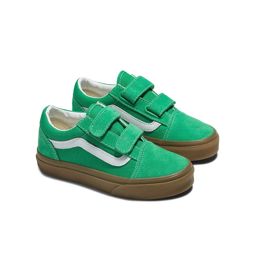 Vans - Kids' (Preschool) Old Skool V Shoes (38HDGRN)