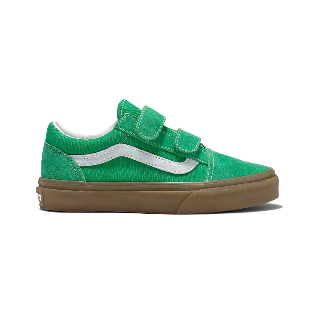 Vans - Kids' (Preschool) Old Skool V Shoes (38HDGRN)