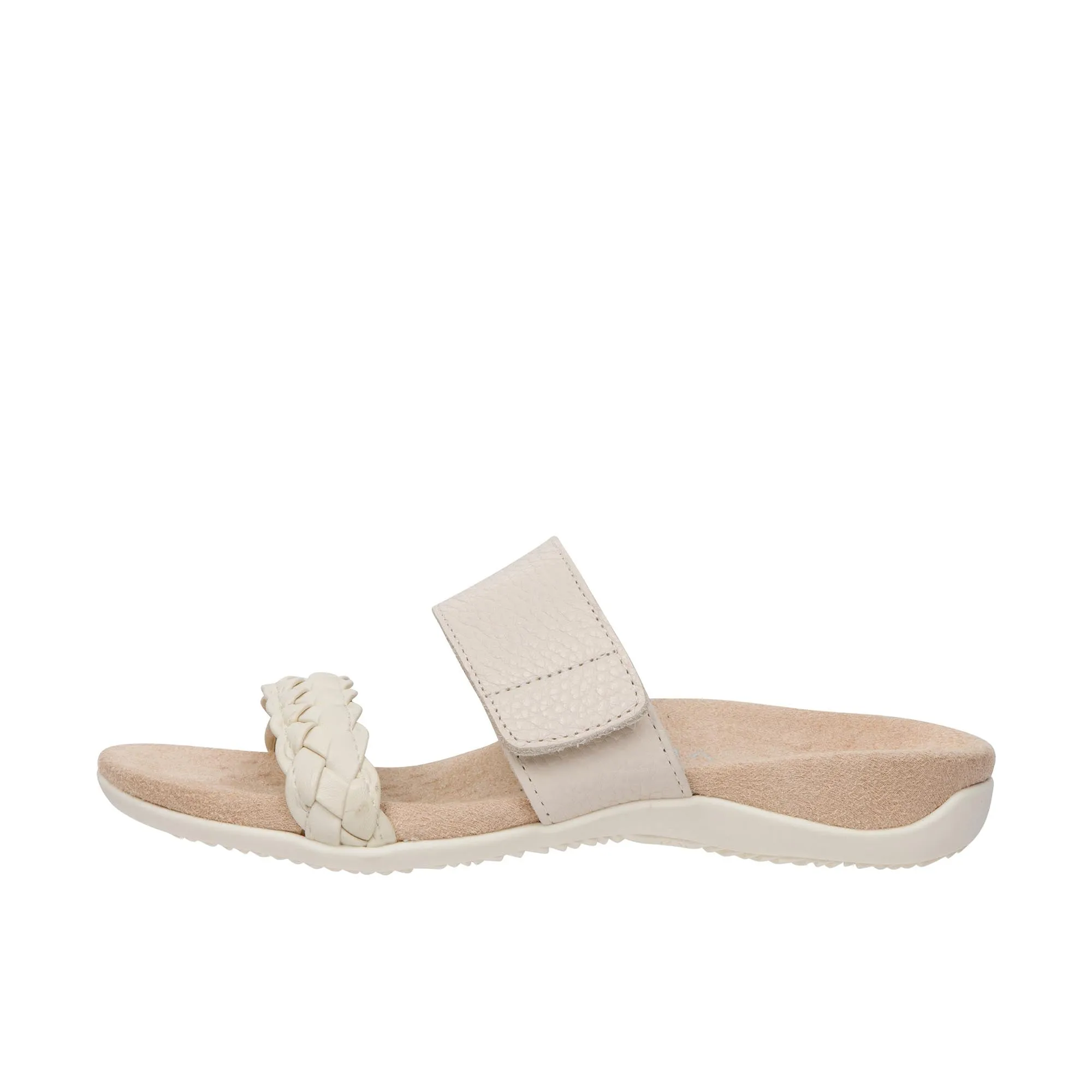 Vionic Womens Jeanne Slide Sandal Cream