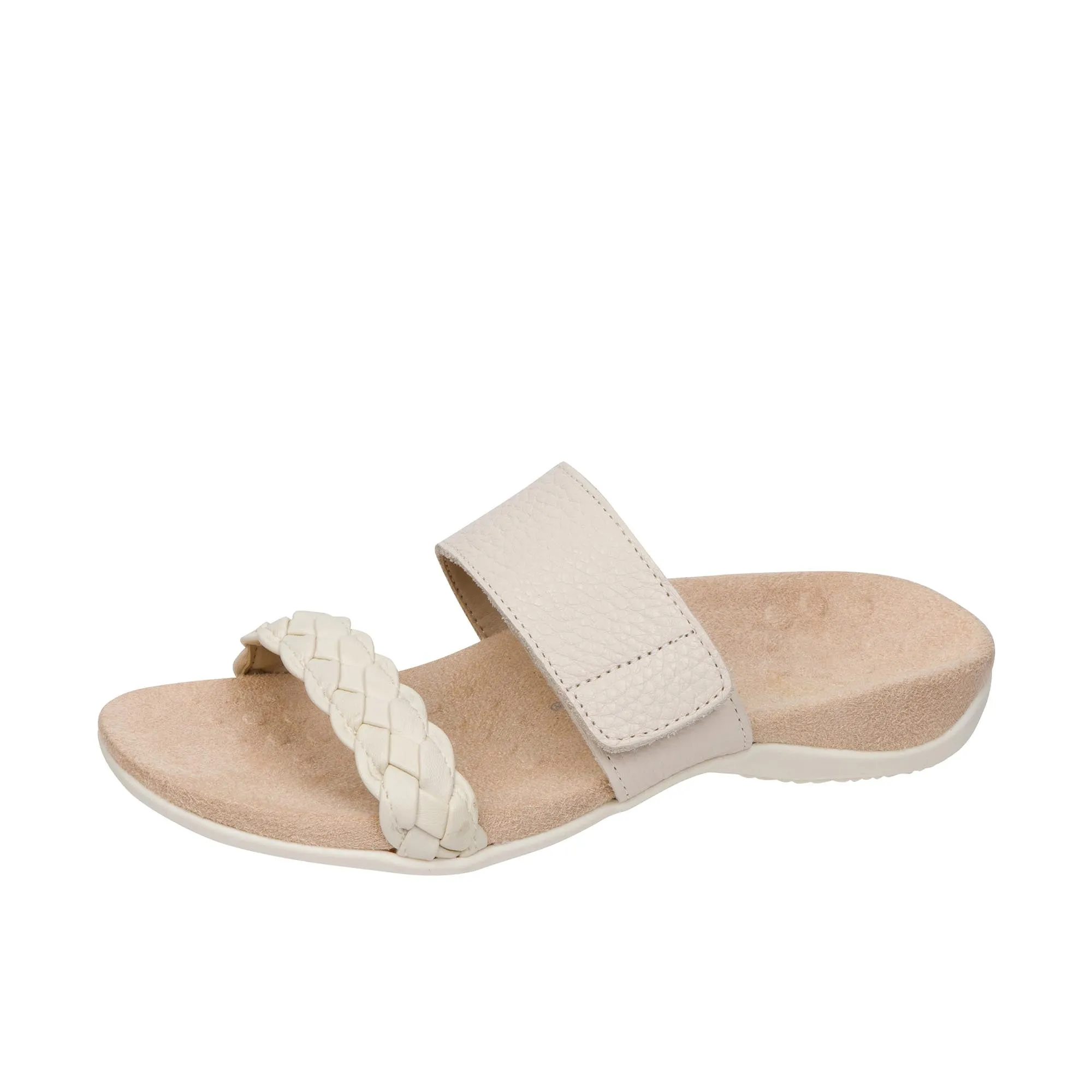 Vionic Womens Jeanne Slide Sandal Cream